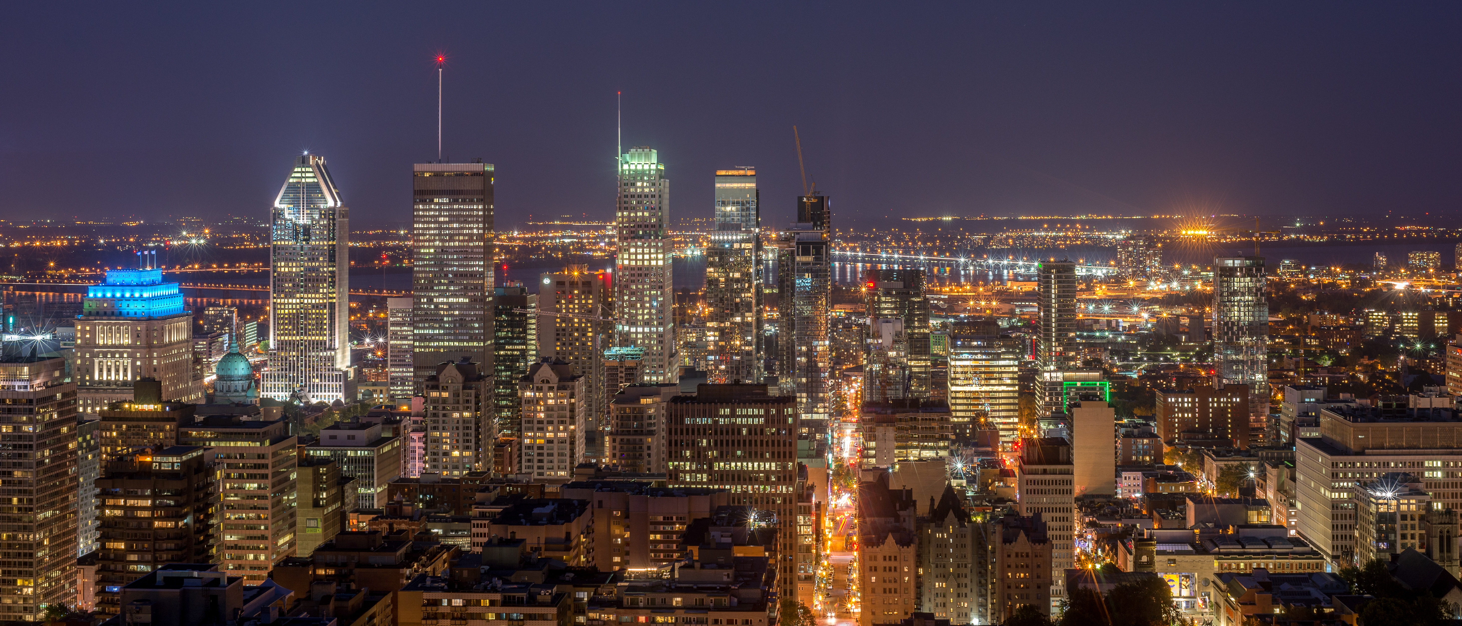 Montréal Skyline from Mount Royal